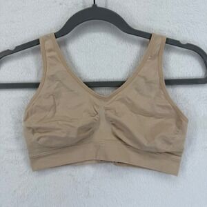 Wacoal Seamless Wireless‎ Comfort Bra Size 38 Beige Everyday Lounge Sleep